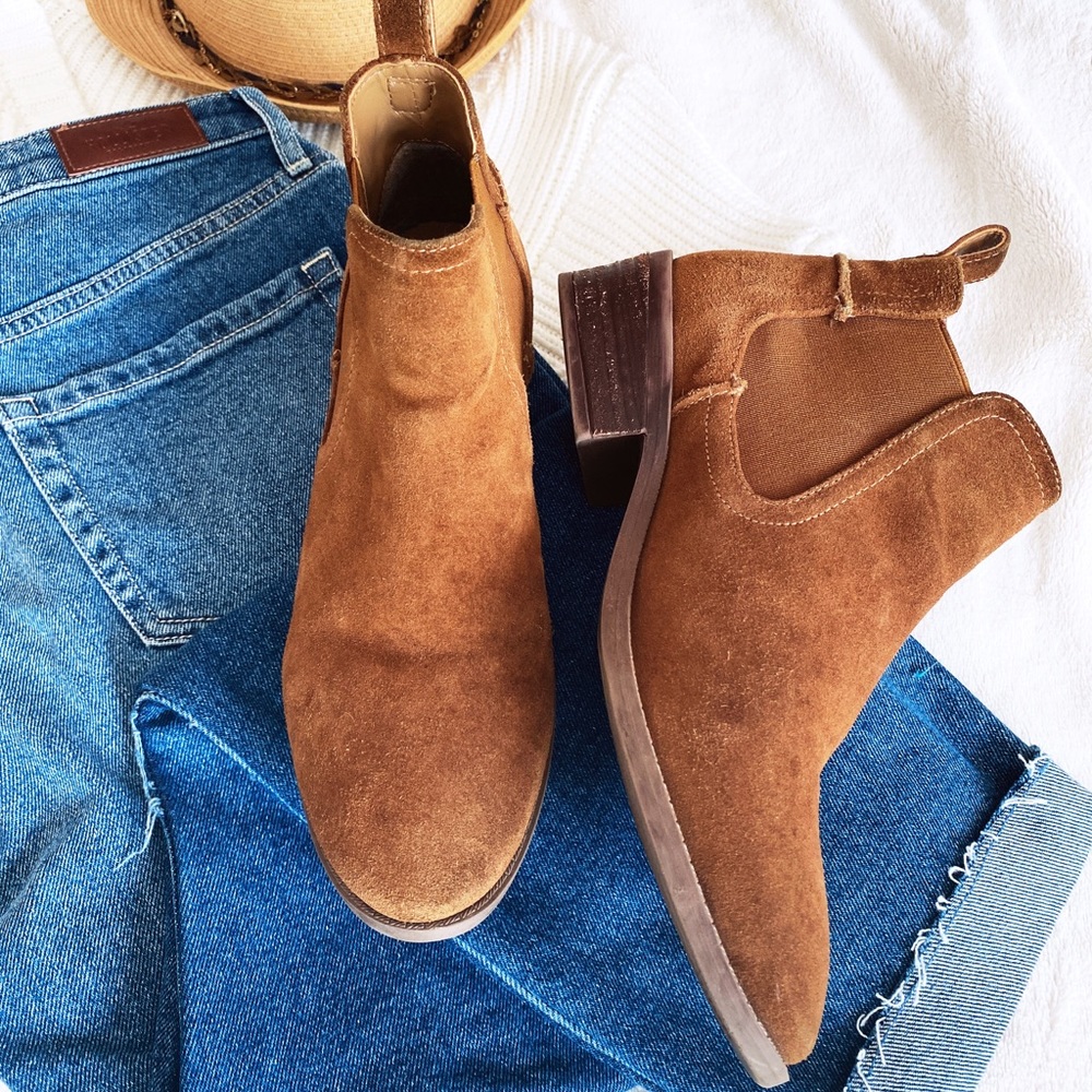 Steve Madden suede ankle boots